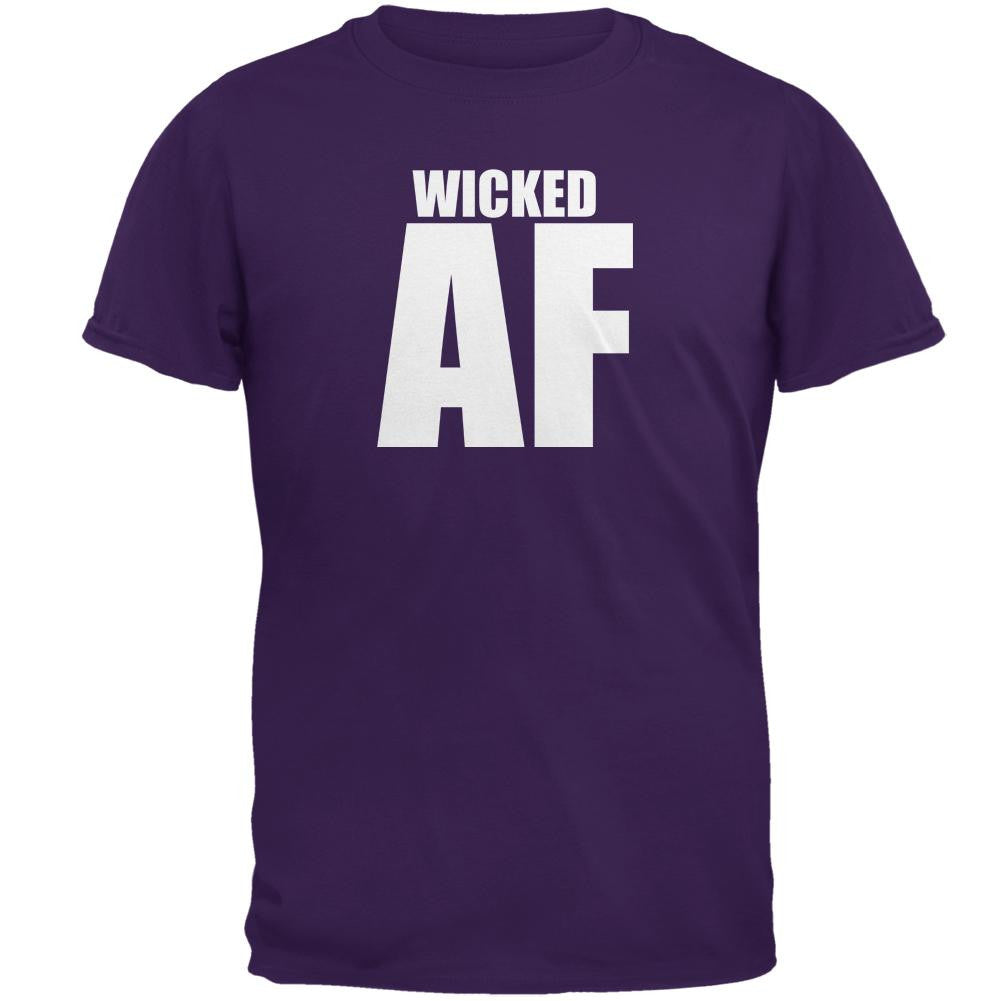 Wicked AF Purple Adult T-Shirt Men's T-Shirts Old Glory 2XL Purple 