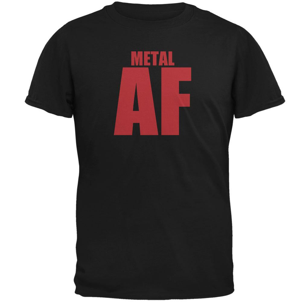 Metal AF Black Adult T-Shirt Men's T-Shirts Old Glory 2XL Black 