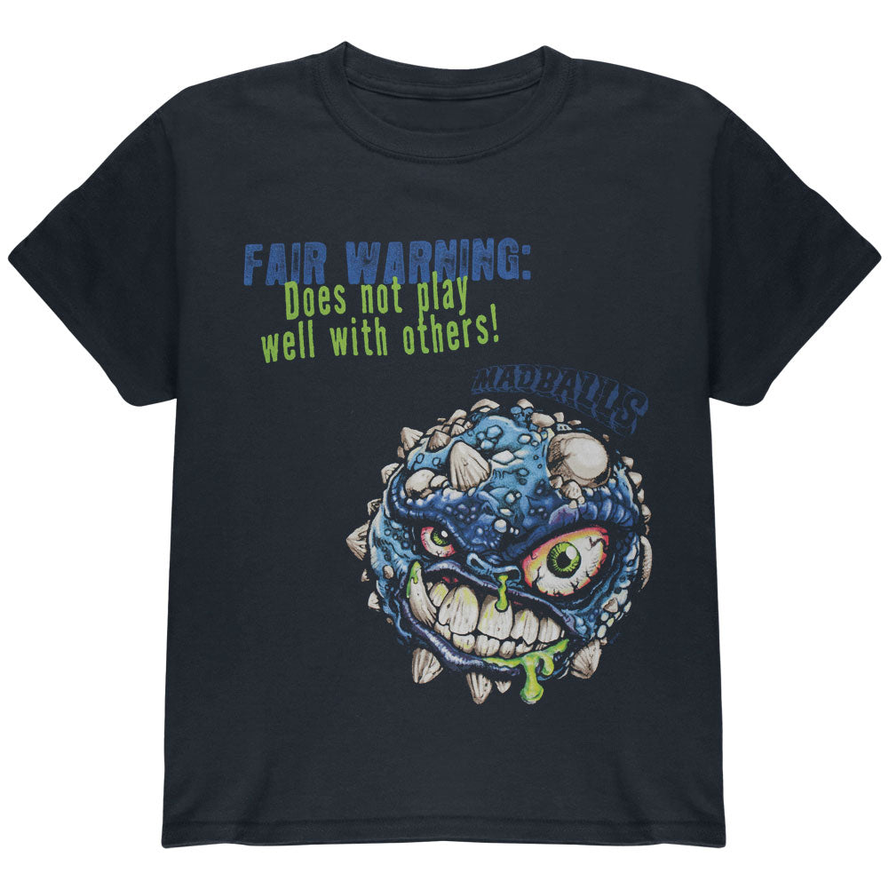 Madballs - Play Well With Others Youth T-Shirt Youth T-Shirts Madball YLG Black 