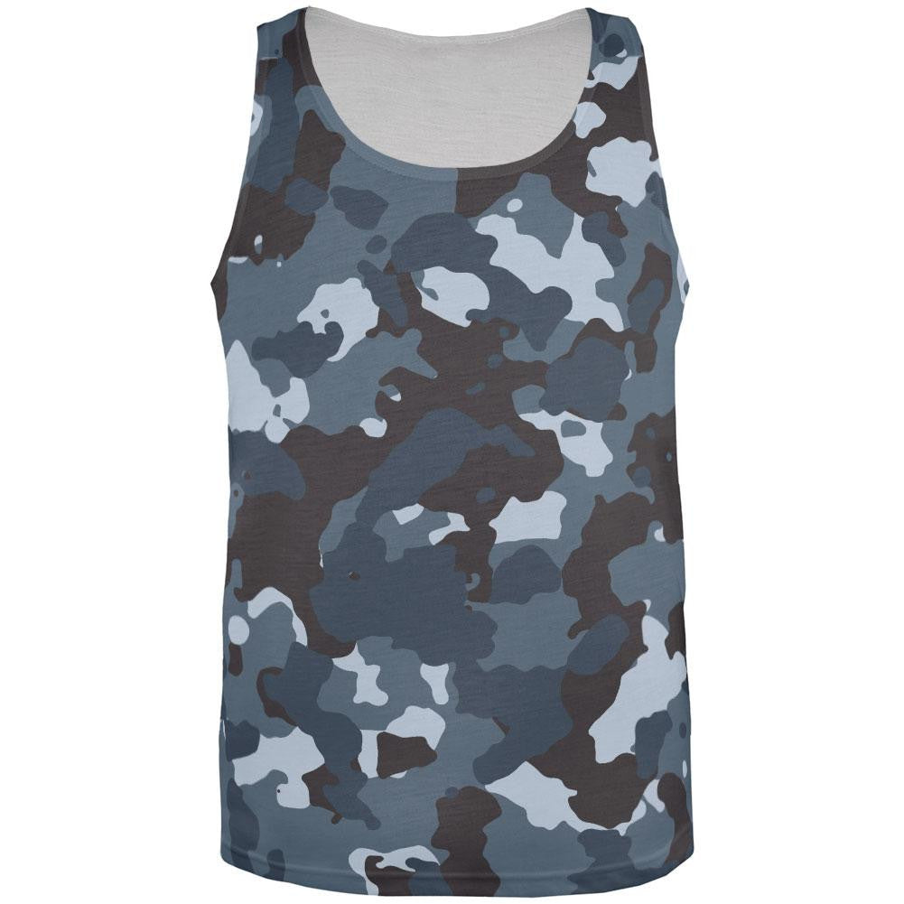 Urban Camo All Over Adult Tank Top Men's Tank Tops Old Glory 2XL Multi 