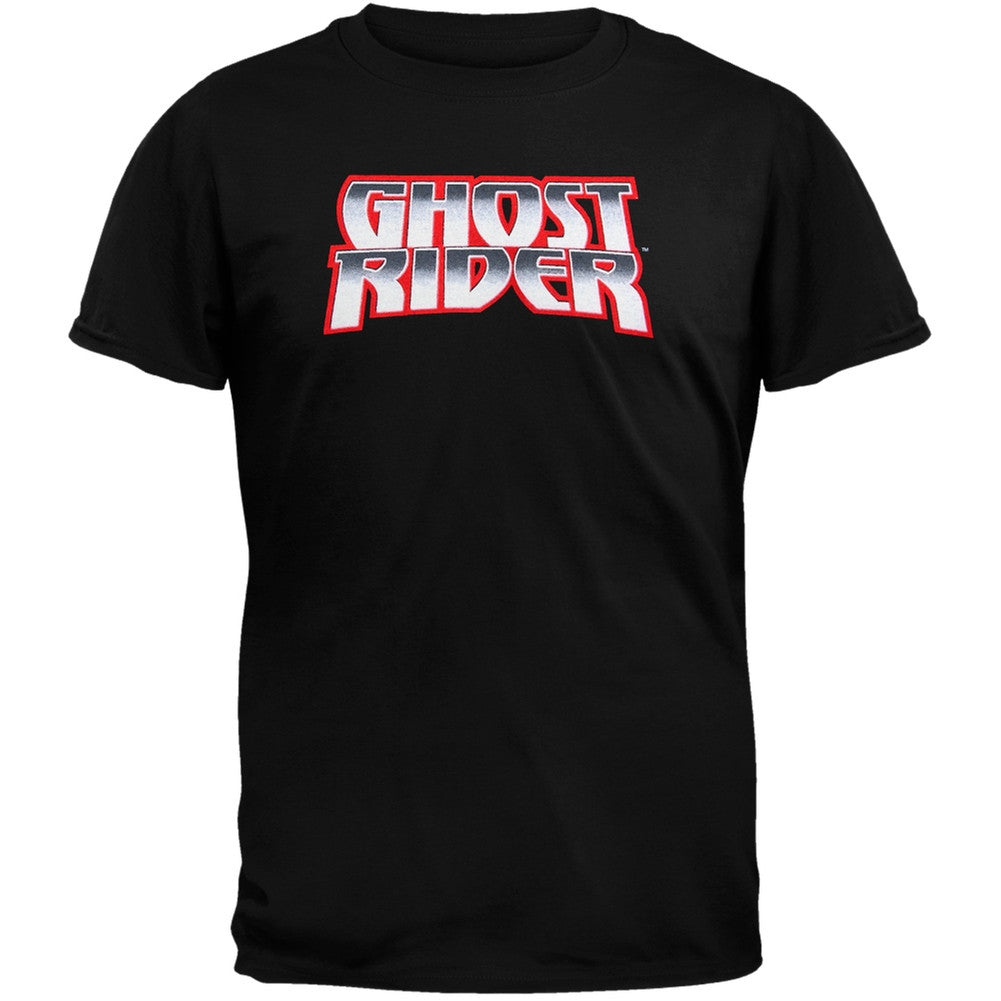 Ghost Rider - Shield T-Shirt Men's T-Shirts Ghost Rider MD Black 