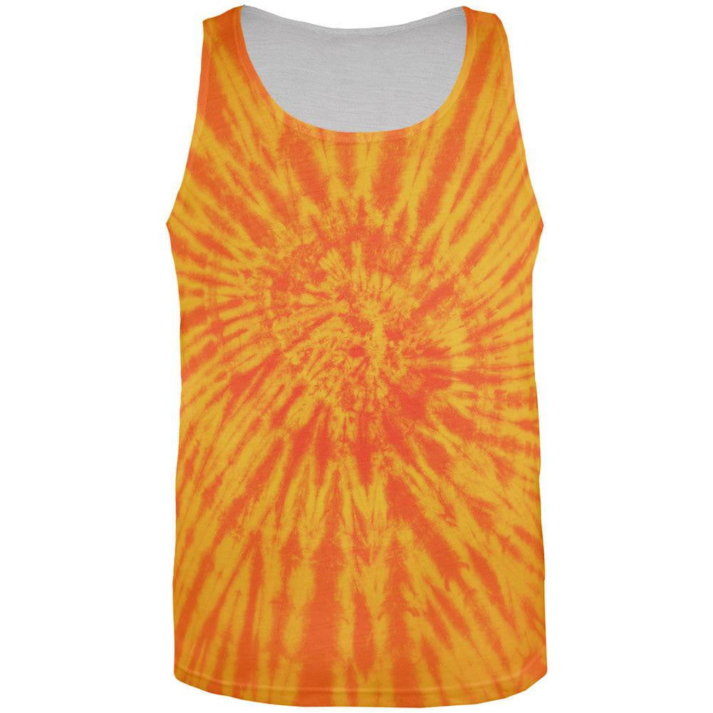 Sunrise Tie Dye All Over Adult Tank Top Men's Tank Tops Old Glory 2XL Multi 