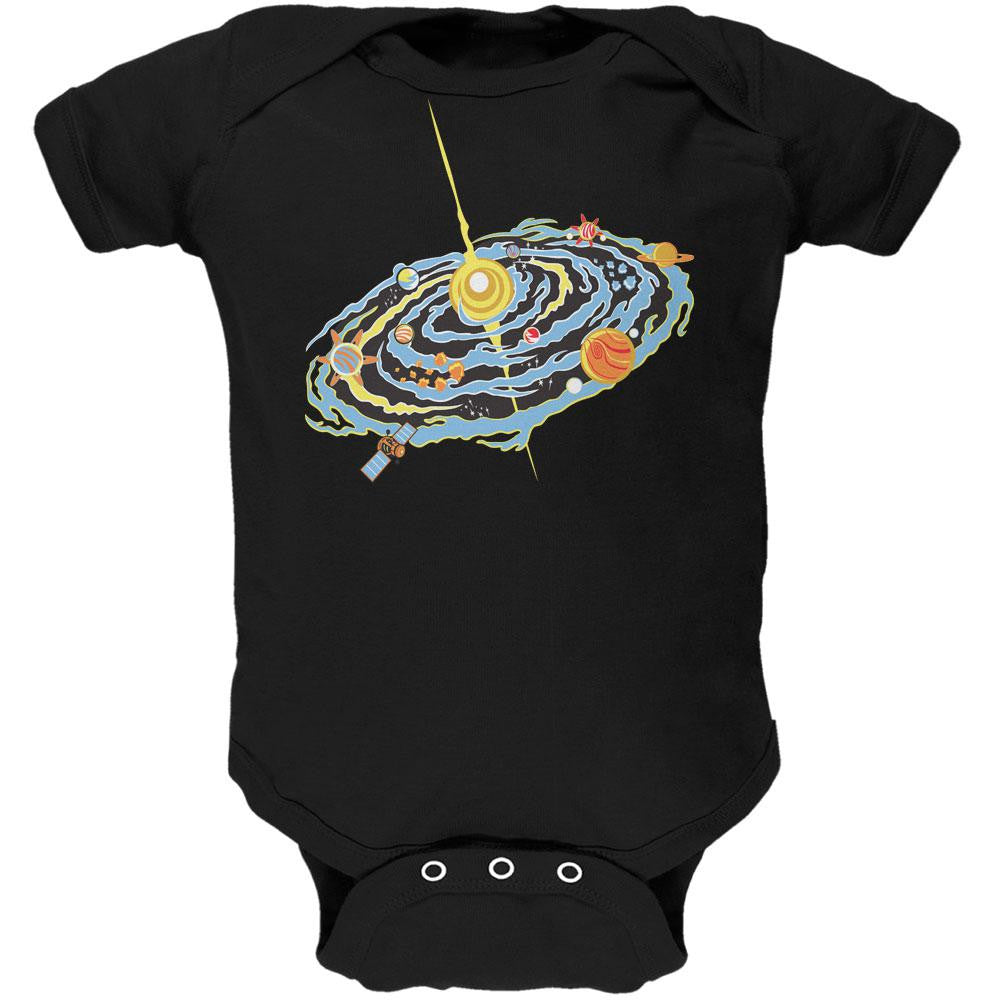 Graphic Nebula Black Soft Baby One Piece Baby One Piece Old Glory 3 Black 