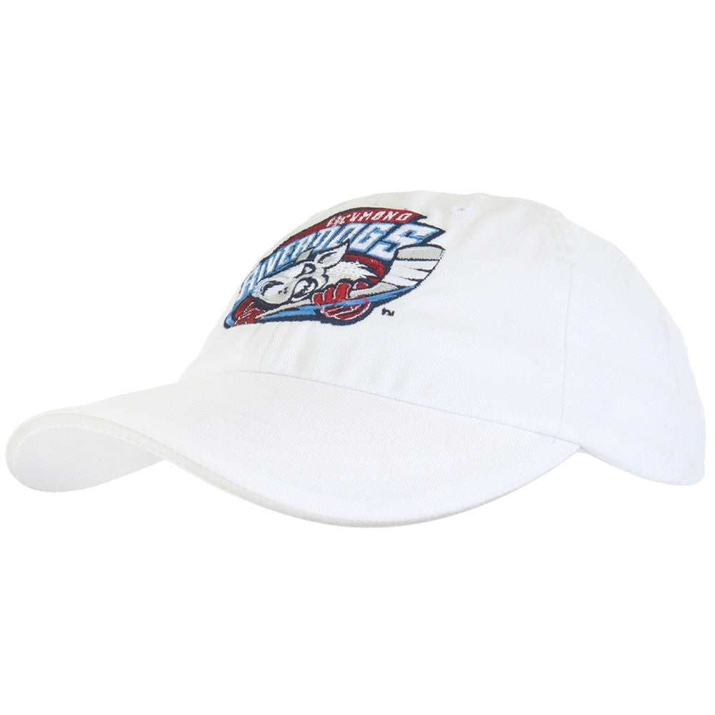 Richmond Riverdogs - Logo Baseball Cap - White Adjustable Baseball Caps Old Glory   