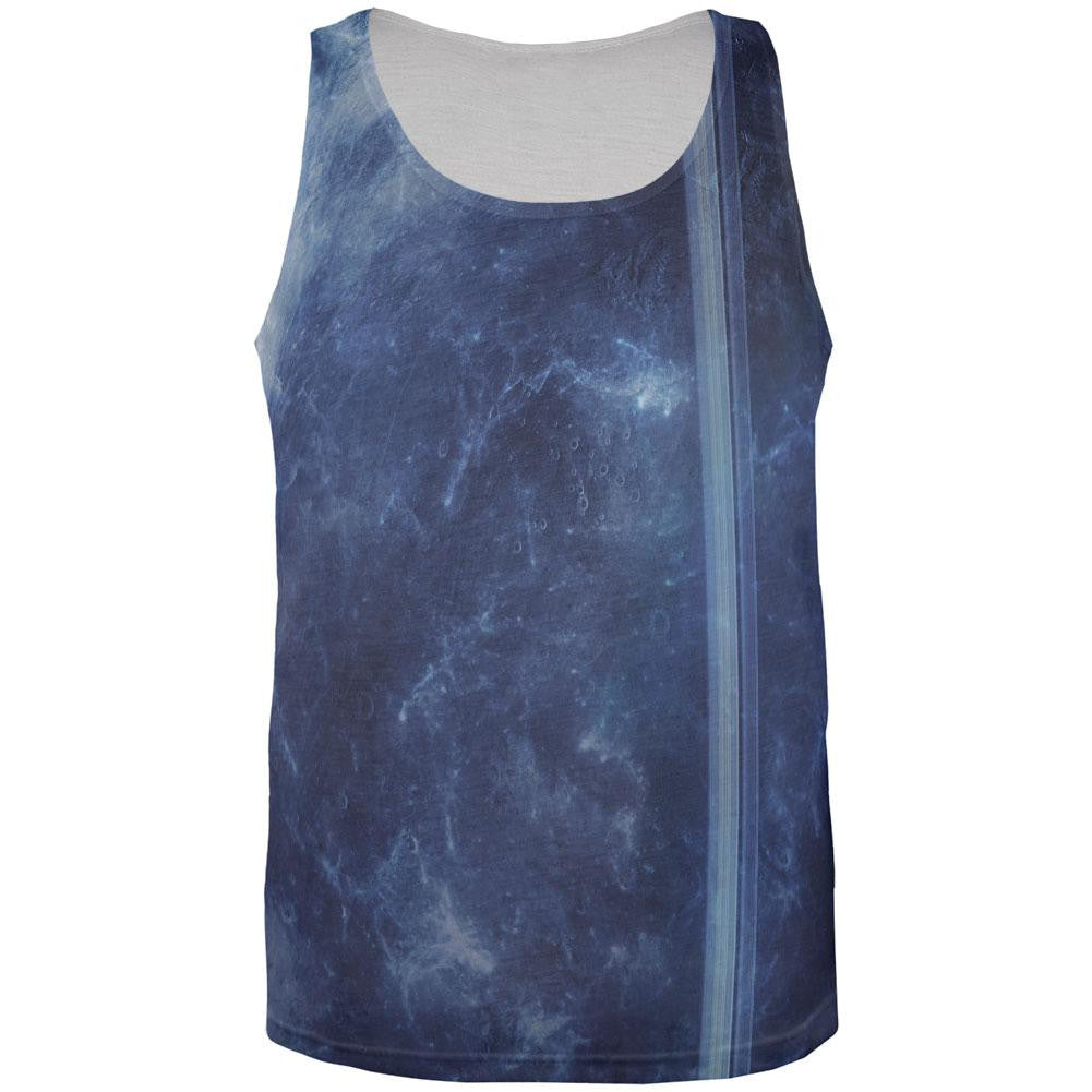 Solar System Planet Uranus All Over Adult Tank Top Men's Tank Tops Old Glory 2XL Multi 