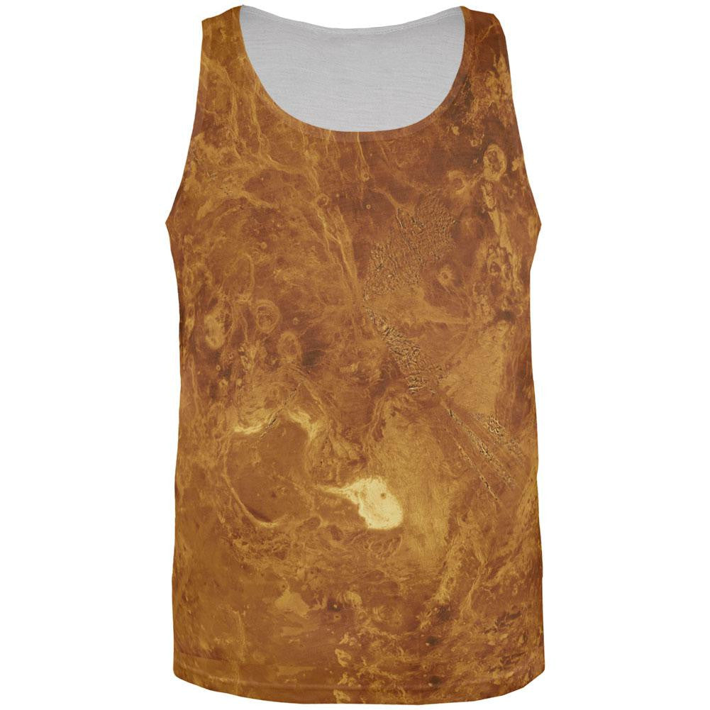 Solar System Planet Venus All Over Adult Tank Top Men's Tank Tops Old Glory 2XL Multi 