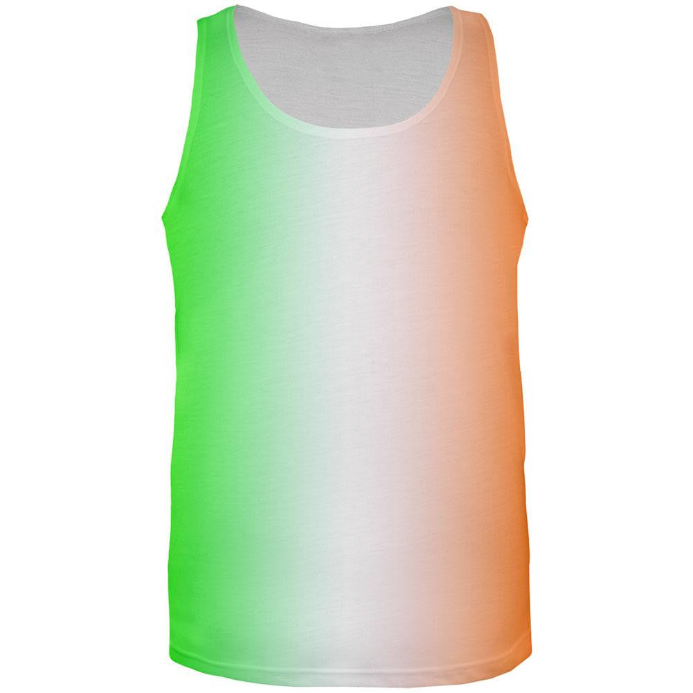 St Patricks Faded Irish Flag All Over Adult Tank Top Men's Tank Tops Old Glory 2XL Multi 