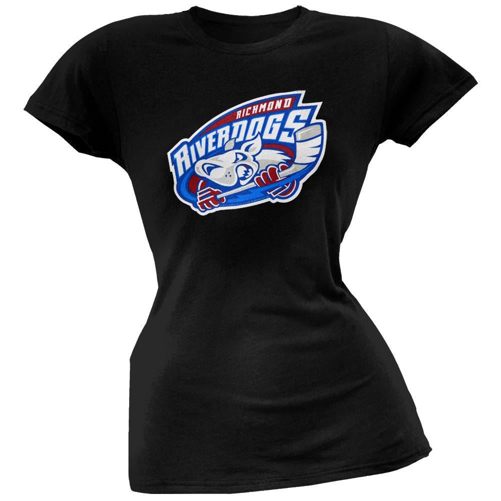 Richmond Riverdogs - Logo Juniors T-Shirt Juniors T-Shirts Richmond Riverdogs   