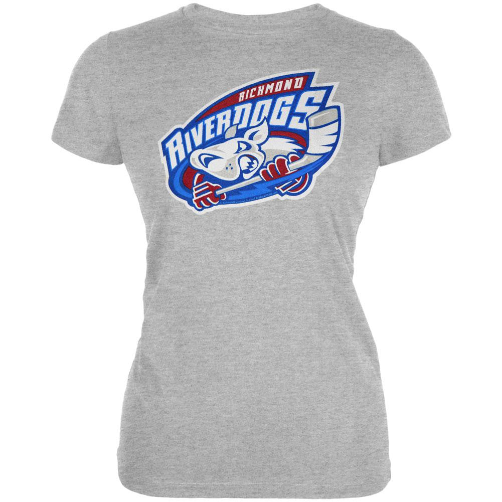 Richmond Riverdogs - Logo Juniors Babydoll T-Shirt Juniors Babydolls Richmond Riverdogs   