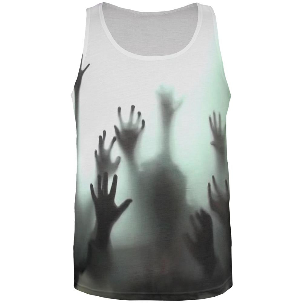 Zombie Hands All Over Adult Tank Top Men's Tank Tops Old Glory 2XL Multi 