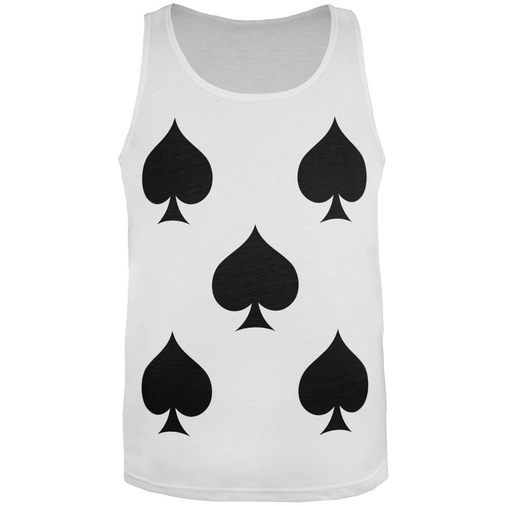 Five of Spades Costume All Over Adult Tank Top Men's Tank Tops Old Glory 2XL Multi 