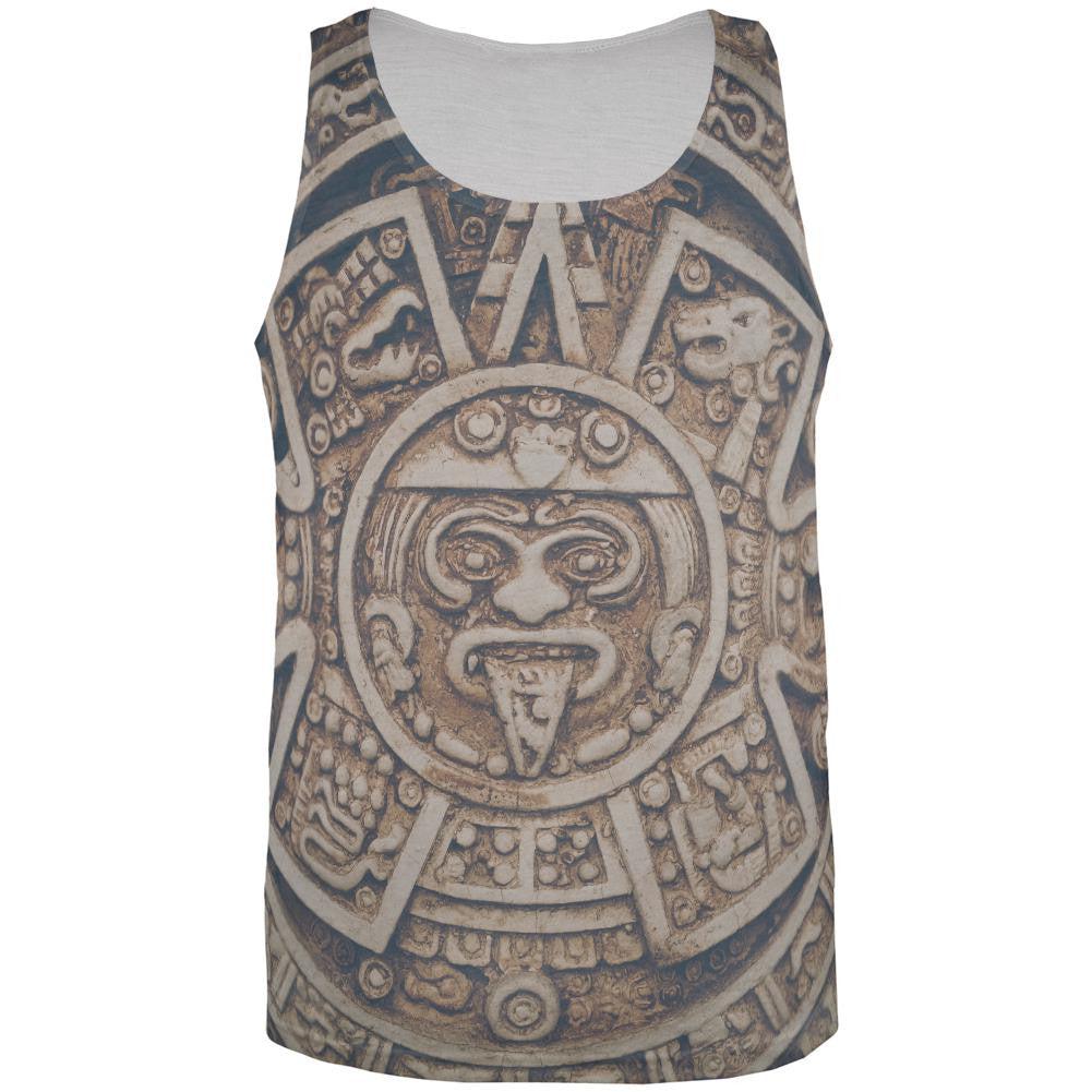 Mayan Calendar All Over Adult Tank Top Men's Tank Tops Old Glory 2XL Multi 