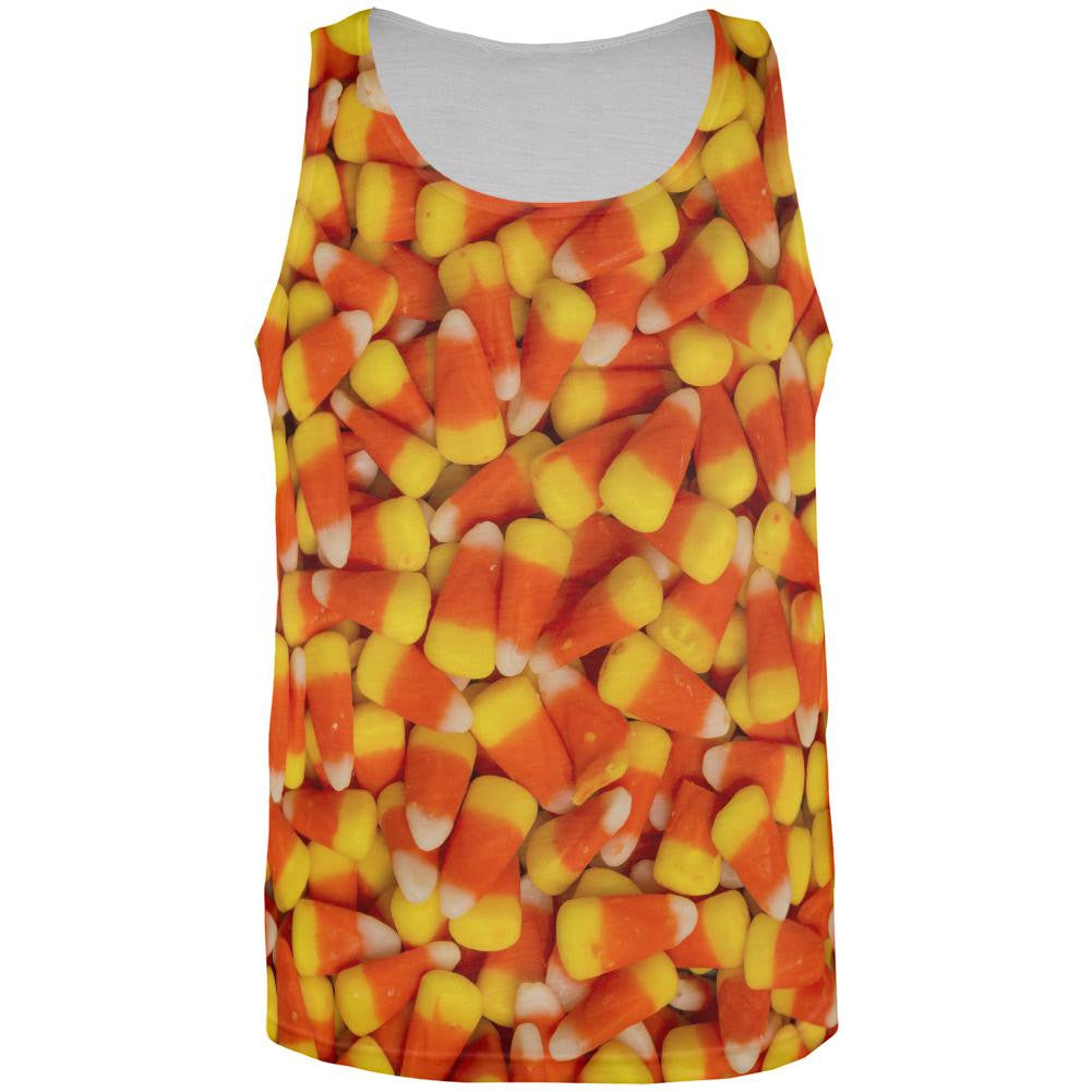 Candy Corn All Over Adult Tank Top Men's Tank Tops Old Glory 2XL Multi 