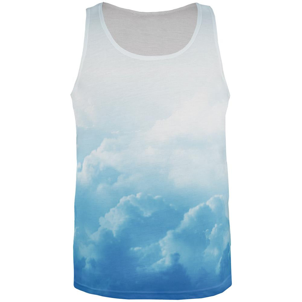 Clouds All Over Adult Tank Top Men's Tank Tops Old Glory 2XL Multi 
