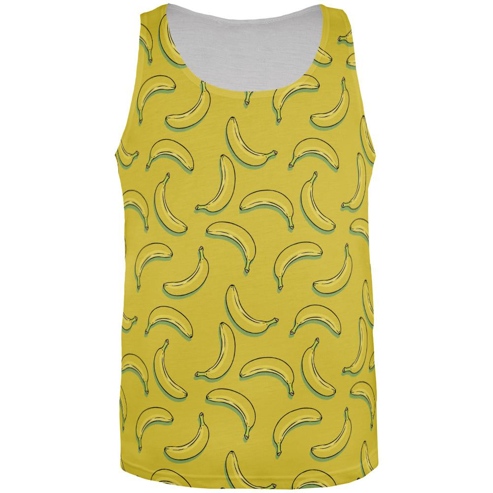 Bananas All Over Adult Tank Top Men's Tank Tops Old Glory 2XL Multi 