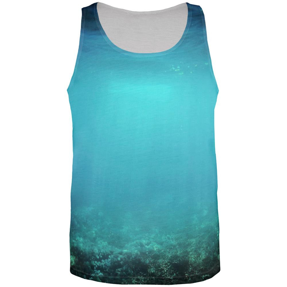 Underwater All Over Adult Tank Top Men's Tank Tops Old Glory 2XL Multi 