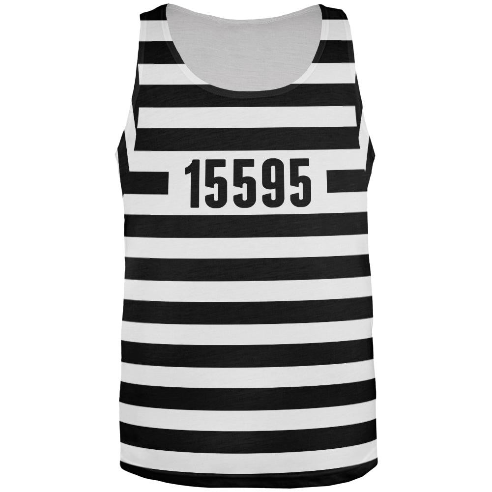 Halloween Prisoner All Over Adult Tank Top Men's Tank Tops Old Glory 2XL Multi 