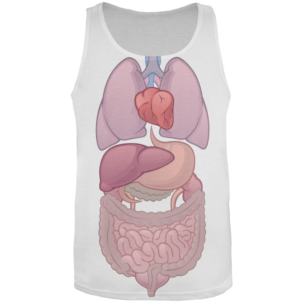 Internal Organs All Over Adult Tank Top Men's Tank Tops Old Glory 2XL Multi 