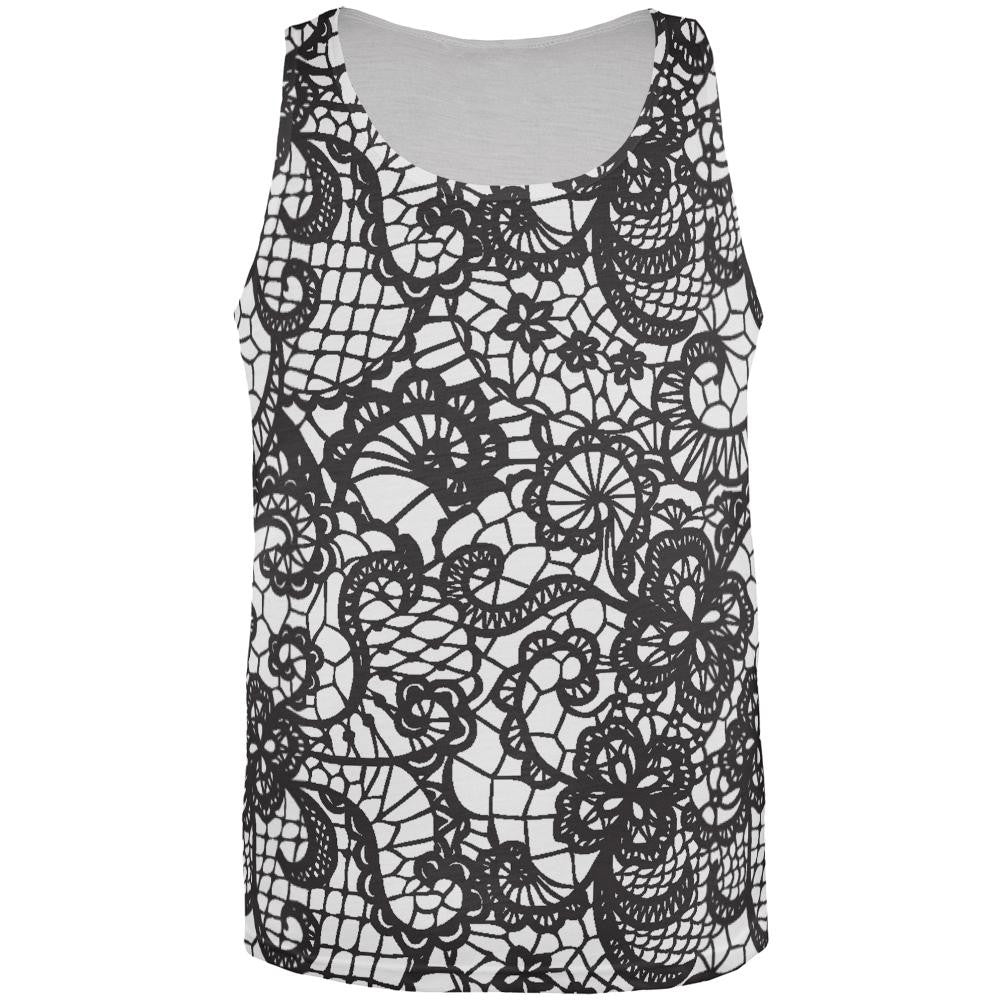 Lace All Over Adult Tank Top Men's Tank Tops Old Glory 2XL Multi 