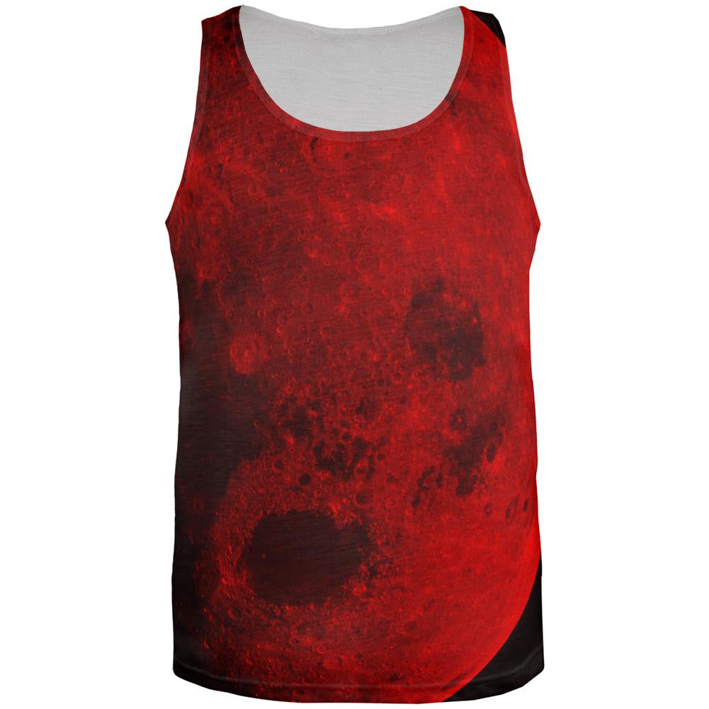 Halloween Blood Moon All Over Adult Tank Top Men's Tank Tops Old Glory 2XL Multi 