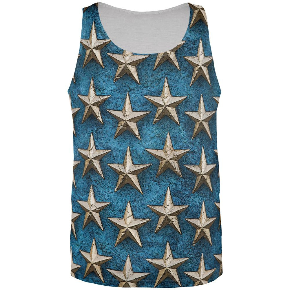 Metals Stars All Over Adult Tank Top Men's Tank Tops Old Glory 2XL Multi 
