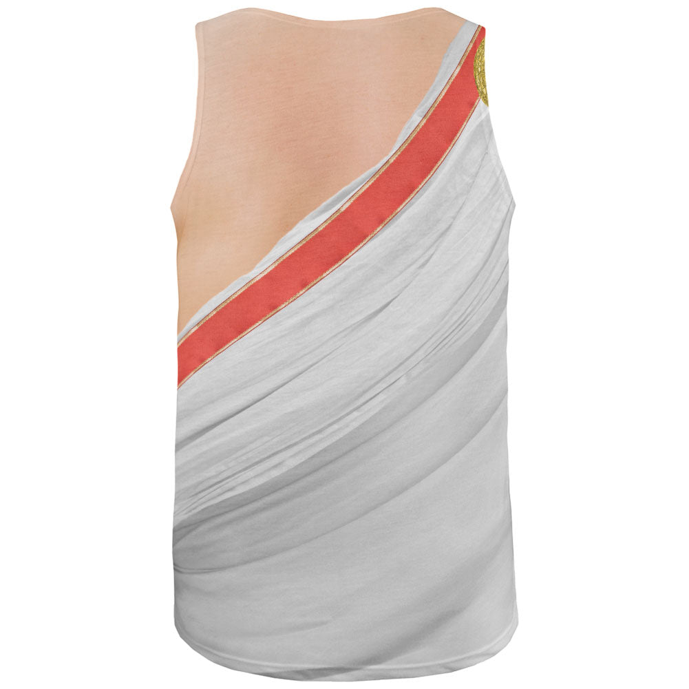 Halloween Costume Roman Toga Costume All Over Adult Tank Top Men's Tank Tops Old Glory   