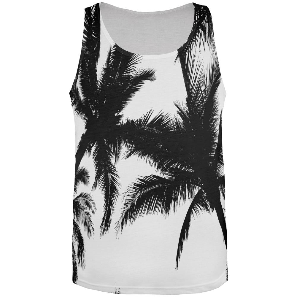 B Palm Trees All Over Adult Tank Top Men's Tank Tops Old Glory 2XL Multi 