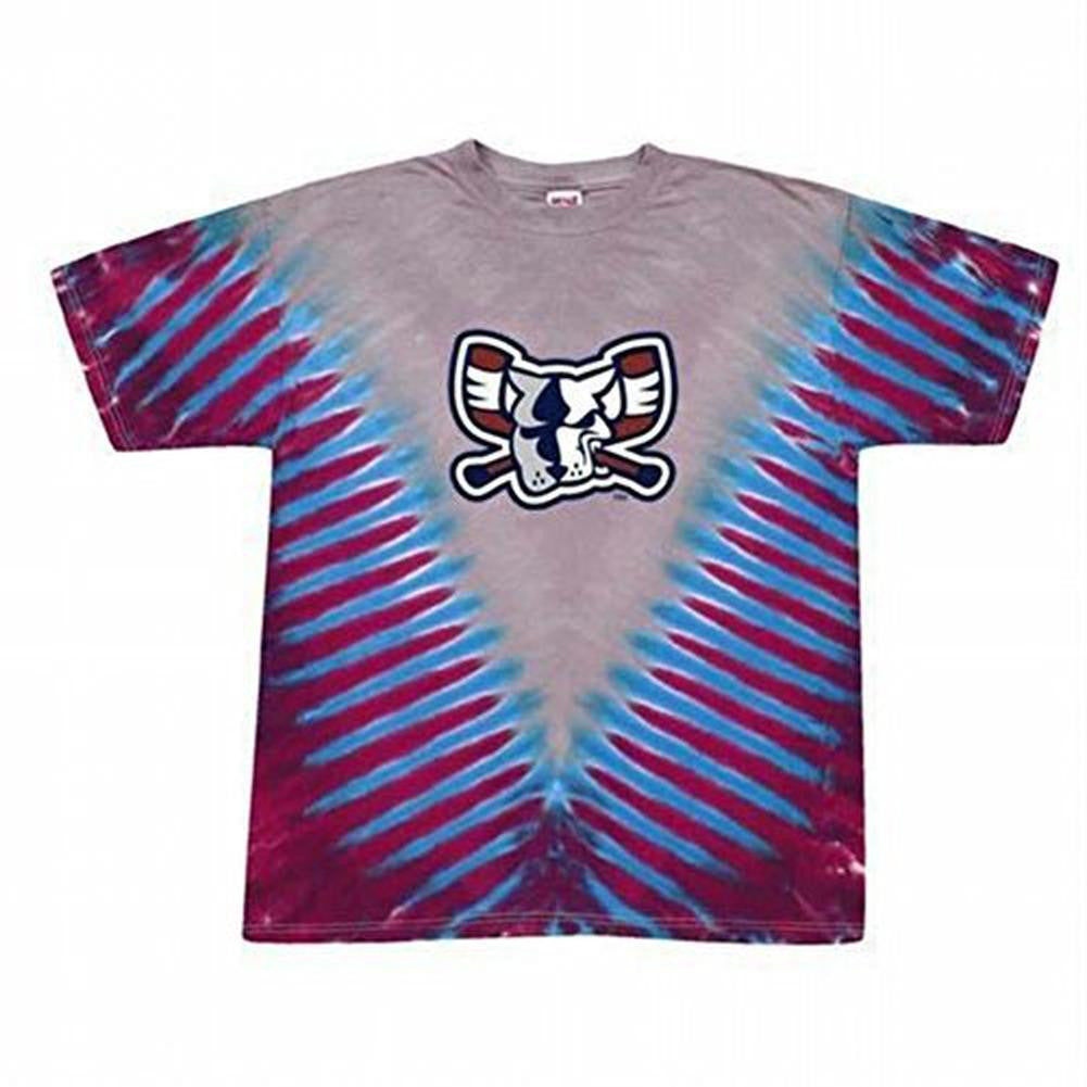 Richmond Riverdogs - Mad Dog V Dye Tie Dye T-Shirt Men's T-Shirts Richmond Riverdogs LG Blue 