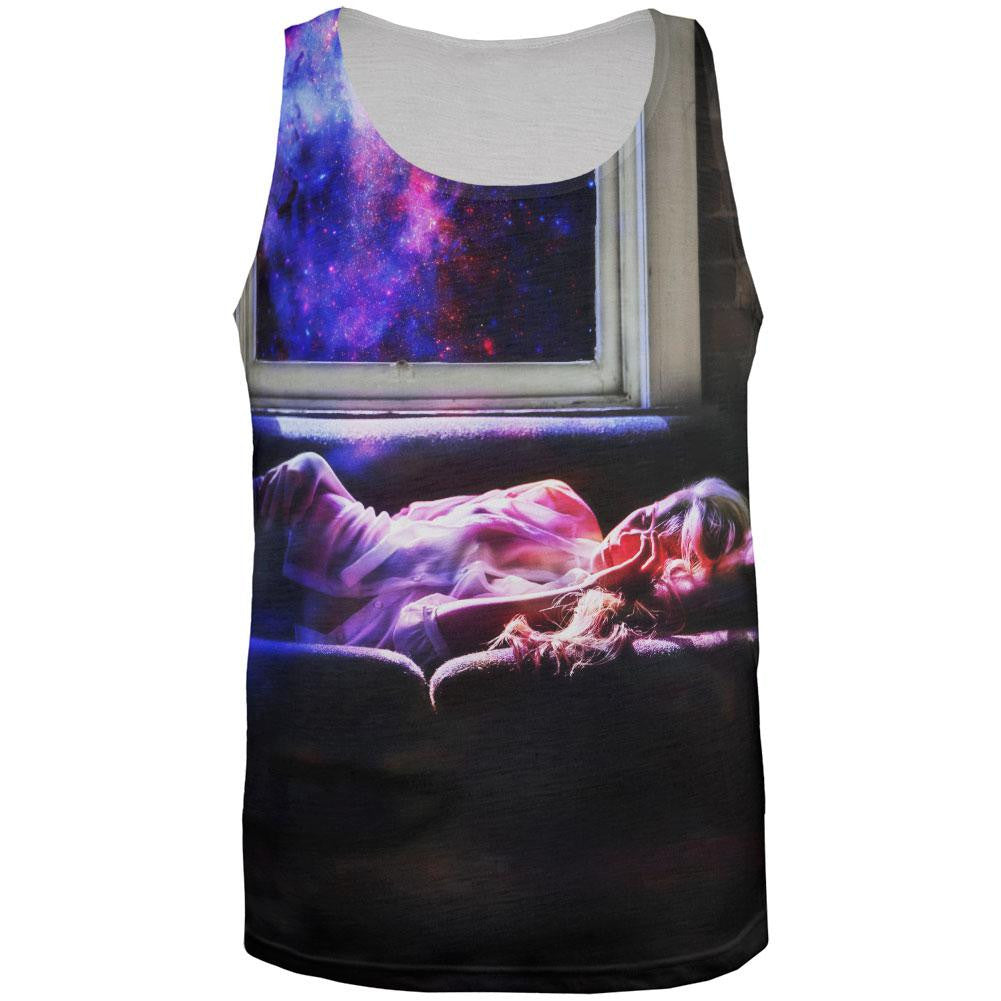 Sleep to Dream of Stars All Over Adult Tank Top Men's Tank Tops Old Glory 2XL Multi 