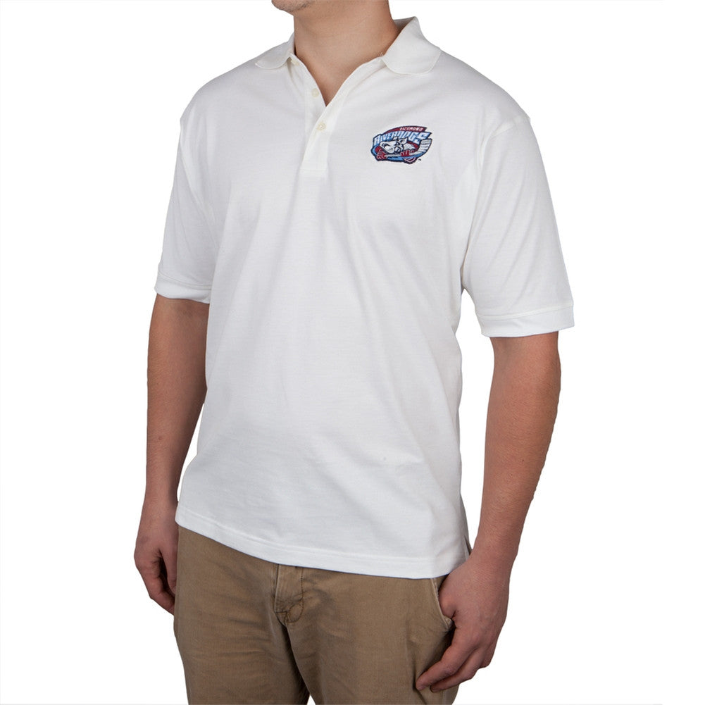 Richmond Riverdogs - Logo White Polo Shirt Men's Polo Shirts Richmond Riverdogs   