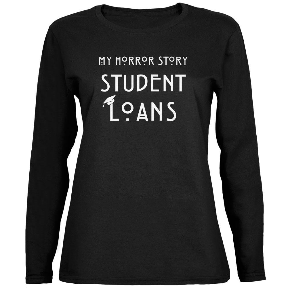 Graduation My Horror Story Black Womens Long Sleeve T-Shirt Women's Long Sleeves Old Glory 2XL Black 