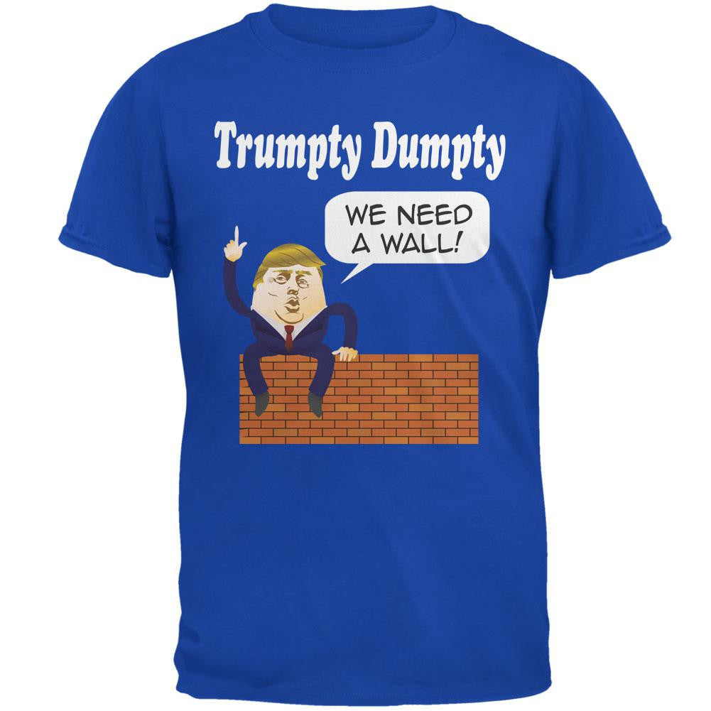 Election 2016 Trumpty Dumpty Royal Adult T-Shirt Men's T-Shirts Old Glory 2XL Blue 