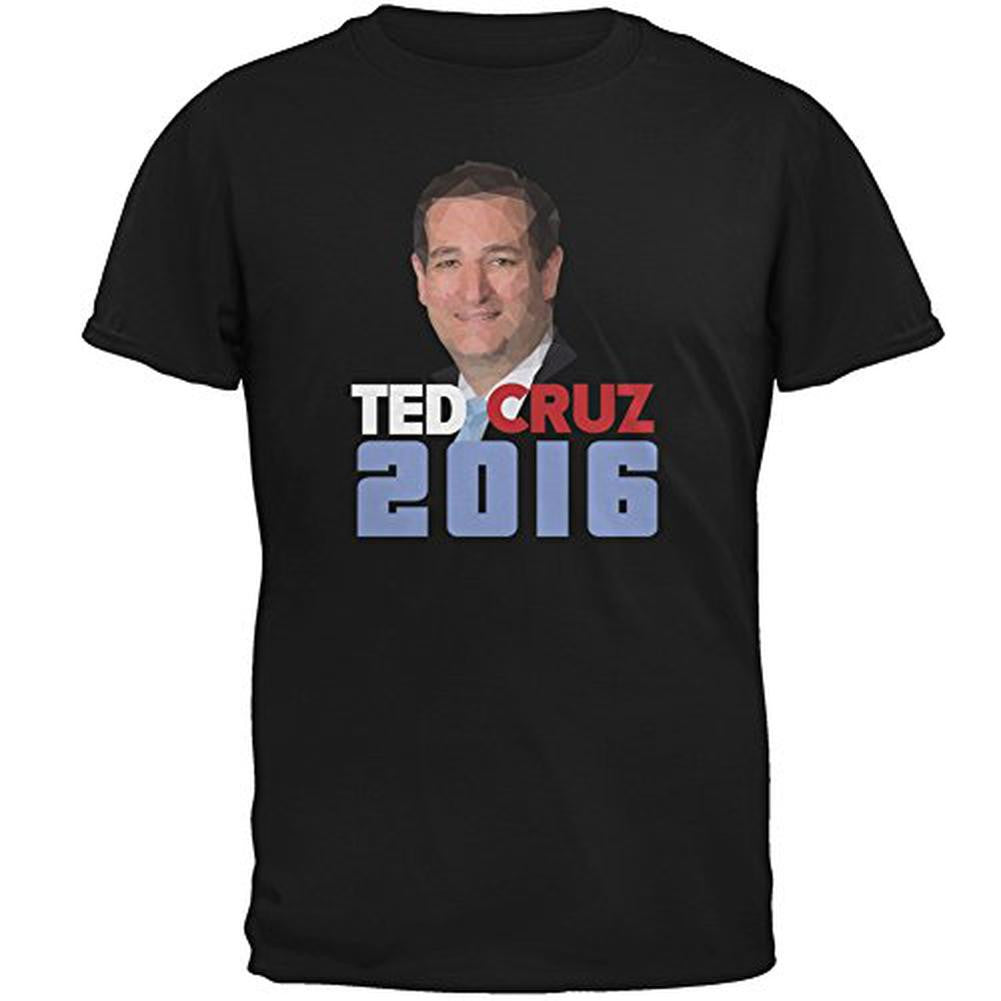 Election 2016 Ted 2016 Black Adult T-Shirt Men's T-Shirts Old Glory 2XL Black 