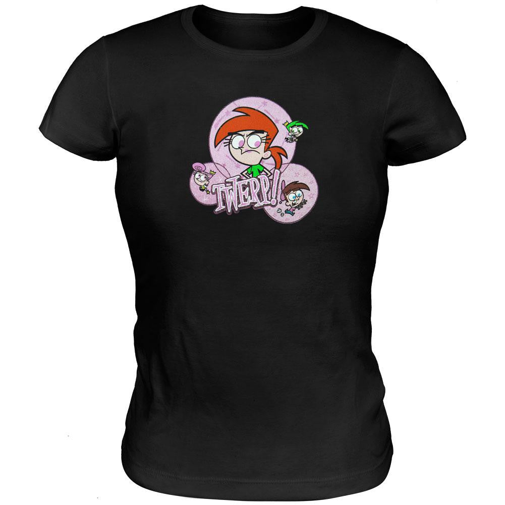 Fairly Odd Parents - Twerp Juniors Babydoll T-Shirt Juniors Babydolls Fairly Odd Parents MD  