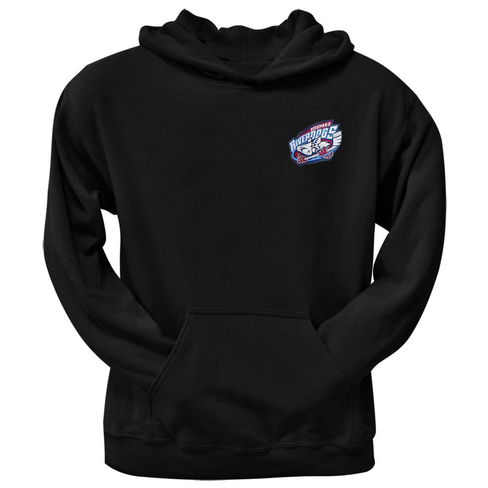 Richmond Riverdogs Embroidered Crest Logo Hoodie Men's Hoodies Richmond Riverdogs   