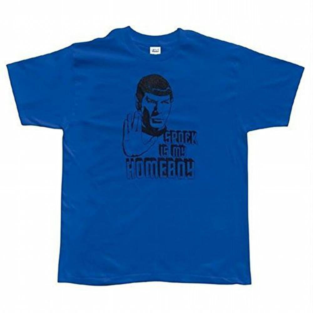 Star Trek - Homeboy Adult T-Shirt Men's T-Shirts Star Trek SM Blue 