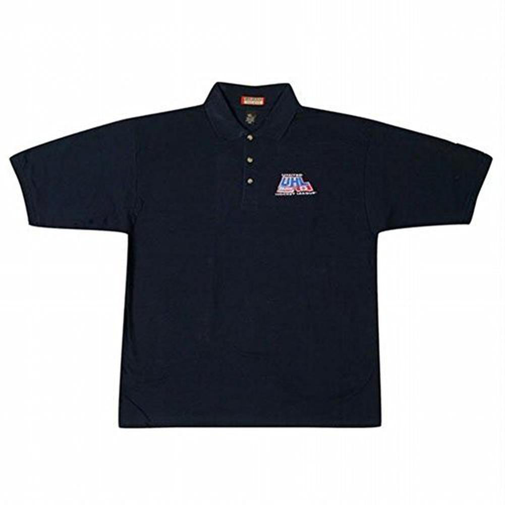 UHL - Navy Polo Shirt Men's Polo Shirts UHL LG Blue 