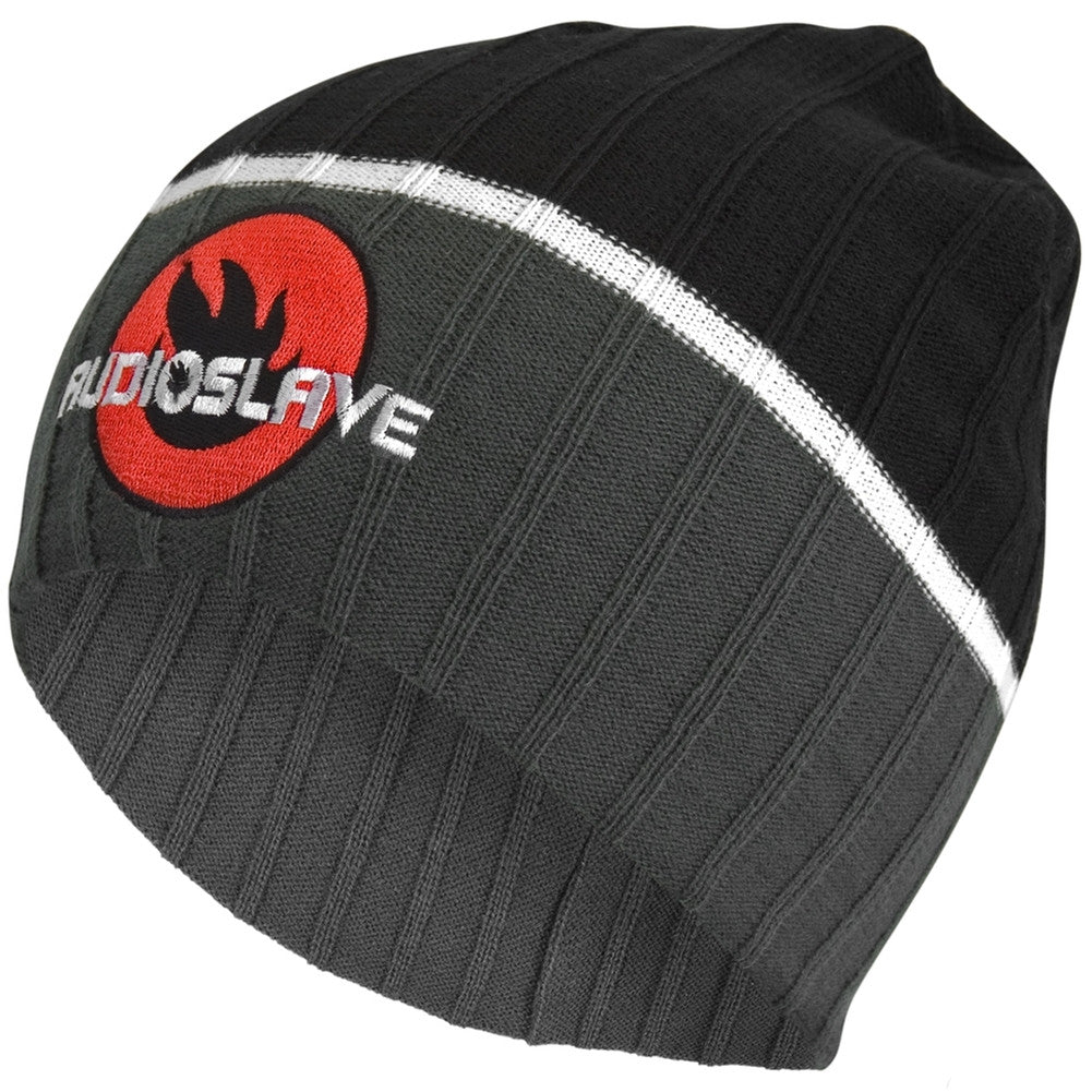 Audioslave - Ribbed Knit Hat Knit Hats Old Glory OS Black 