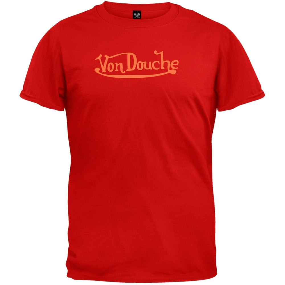 Von Douche T-Shirt - Red Men's T-Shirts Old Glory   