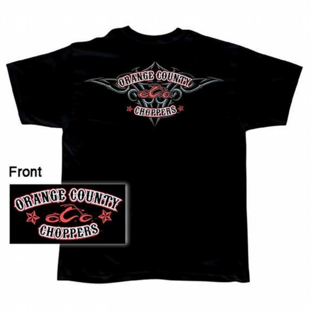 OCC - Tribal Horns Mens T-Shirt Men's T-Shirts Orange County Choppers MD Black