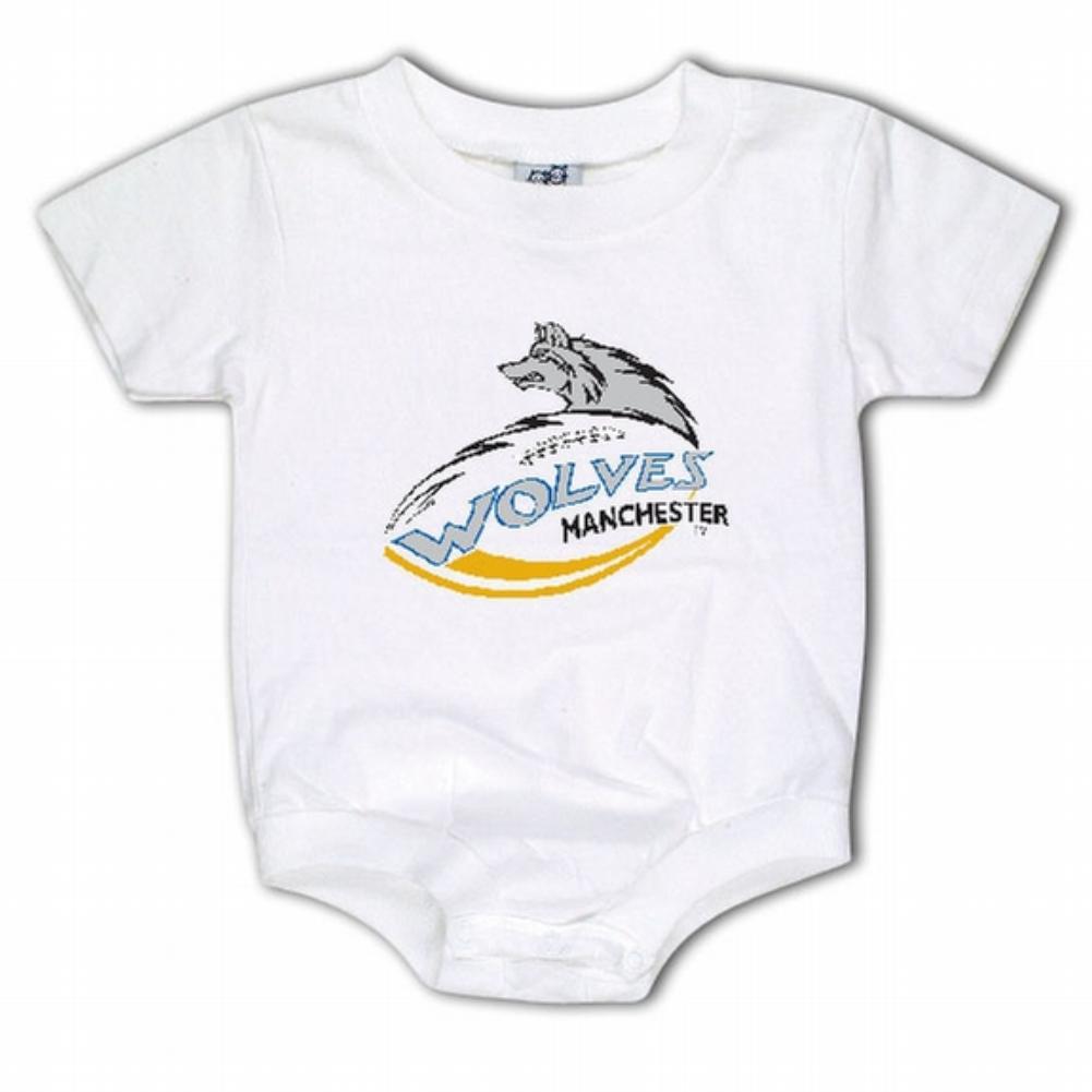 Manchester Wolves - Logo Baby One Piece Baby One Piece Manchester Wolves   