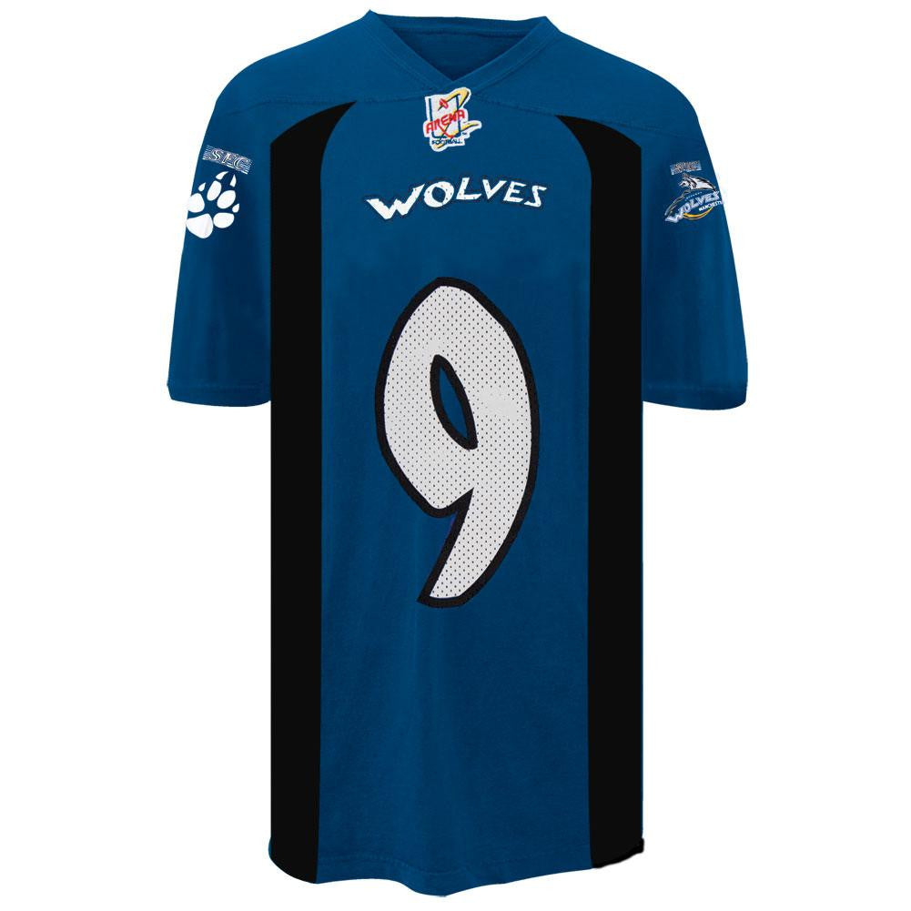 Manchester Wolves - Home Replica Jersey #9 Men's Football Jerseys Manchester Wolves MD Blue 