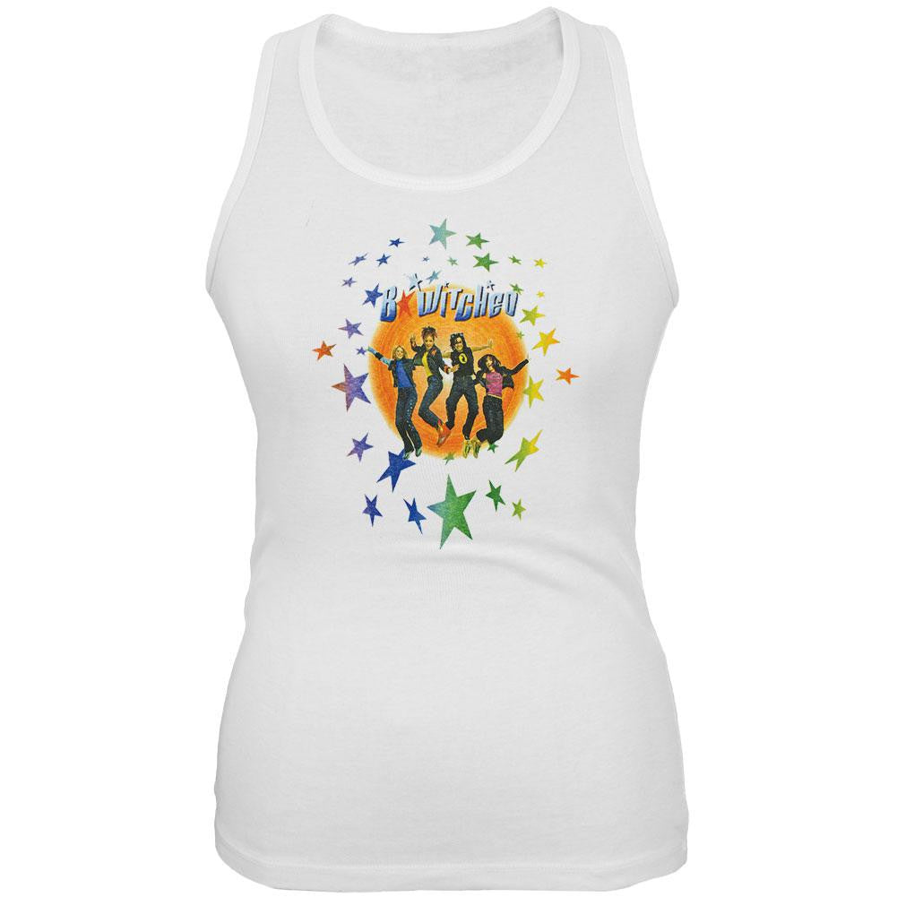 B*Witched - Jump Juniors Tank Top Juniors Tank Tops B Witched LG White