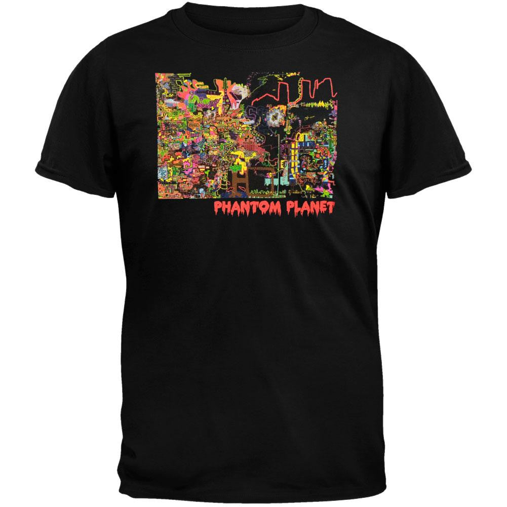 Phantom Planet - CD Cover T-Shirt Men's T-Shirts Phantom Planet XL Black 