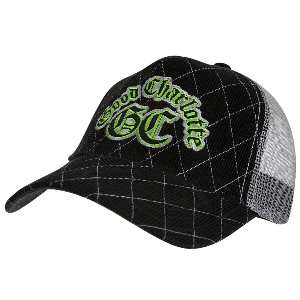 Good Charlotte - Green Logo Trucker Cap Trucker Caps Old Glory   