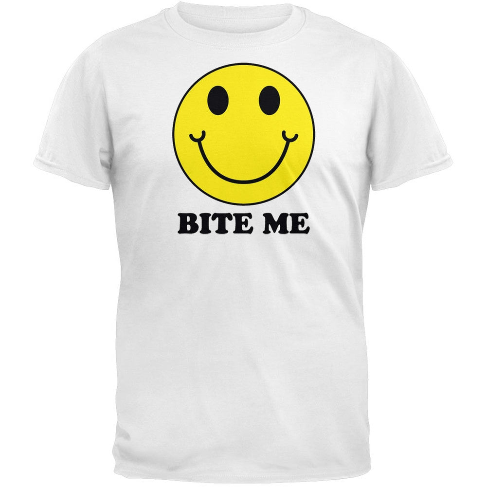 Bite Me T-Shirt Men's T-Shirts Old Glory SM White 