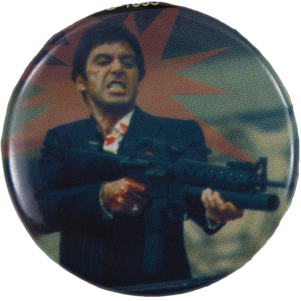 Scarface - Big Gun Button Buttons Old Glory OS Multi 