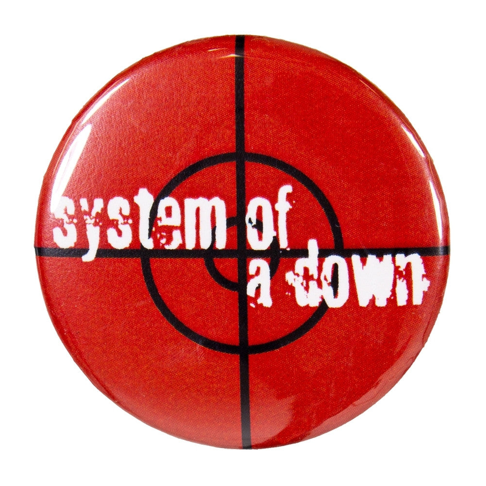 System Of Down - Target Button Buttons Old Glory   