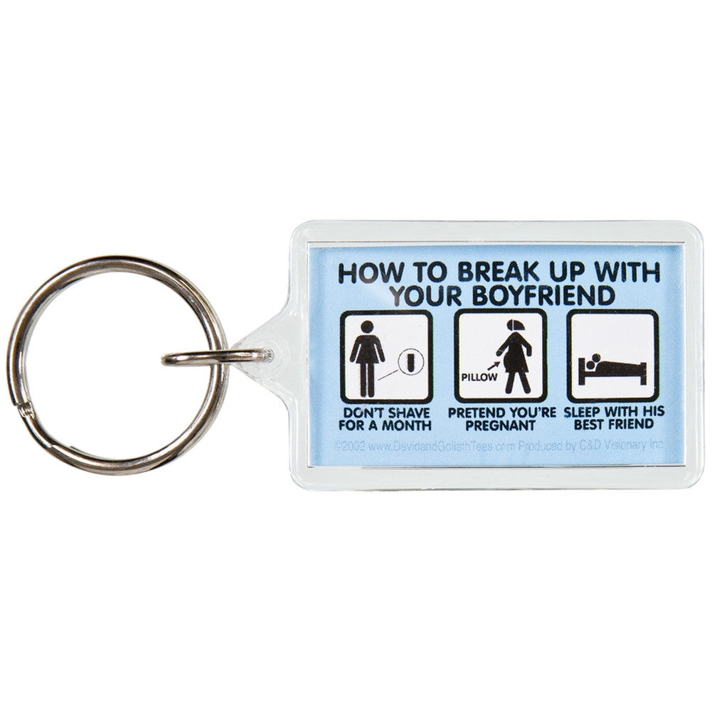 David & Goliath - Break Up Boyfriend Keychain Keychains Old Glory   