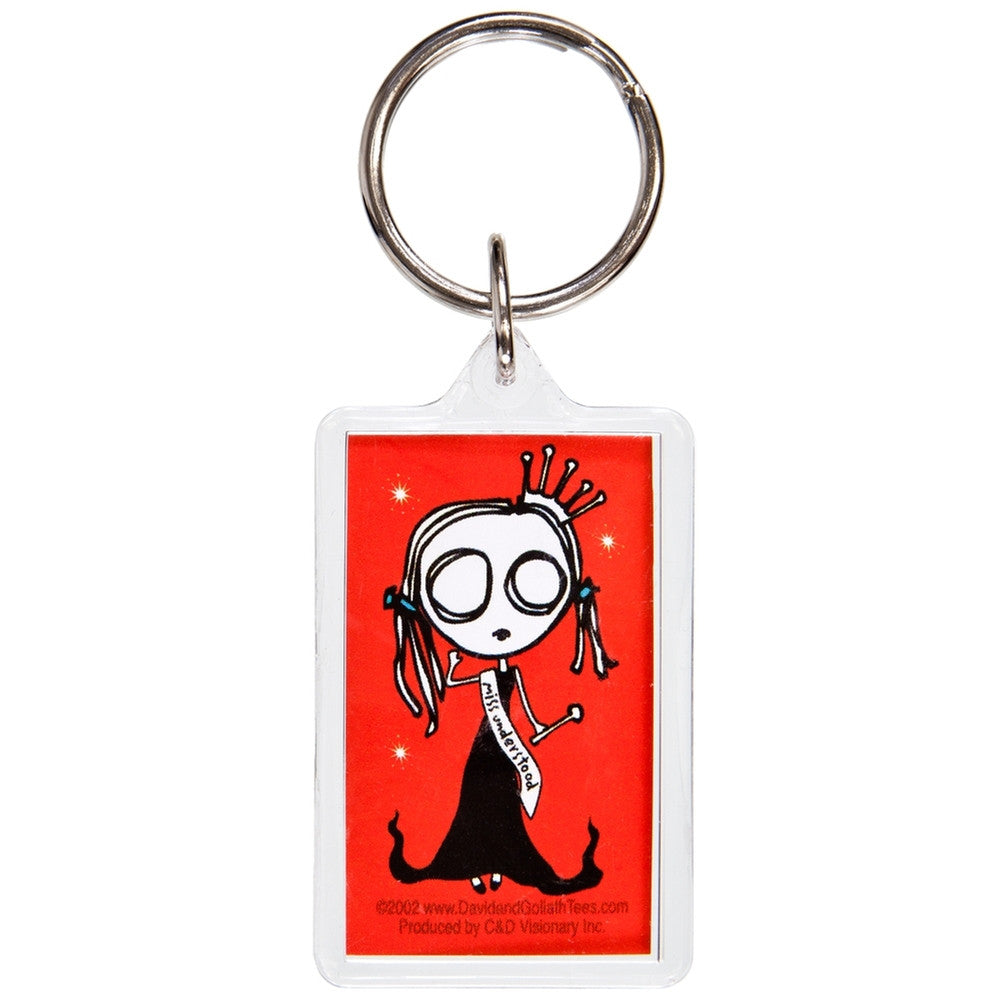 David & Goliath - Eve L Miss Understood Keychain Keychains Old Glory   